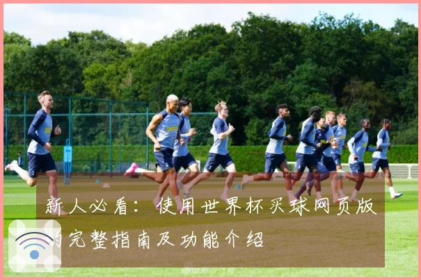 新人必看：使用世界杯买球网页版的完整指南及功能介绍
